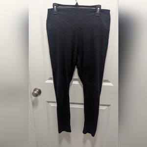 Vera Wang black high waist leggings woman's size XL